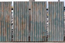 Rusted Corrugated Plates Metal